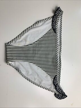 aerie NWOT Black and White Striped Bikini Bottom